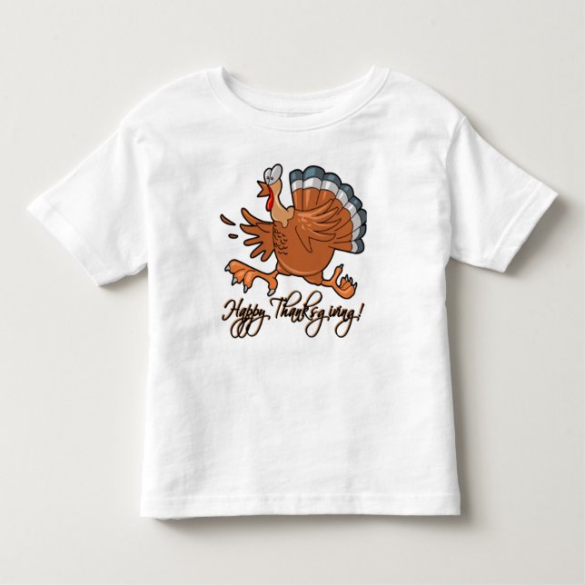 Run Turkey Run T-Shirt (Front)