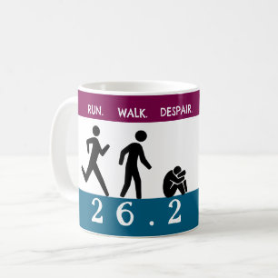 Run. Walk. Despair. Coffee Mug