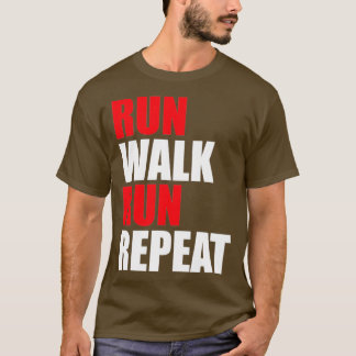 Run Walk Run Repeat Red T-Shirt