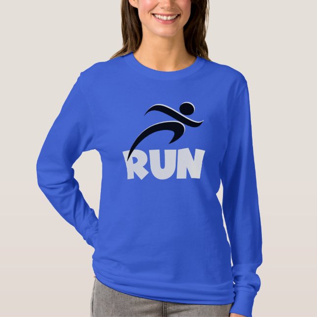 RUN White T-Shirt (Front)