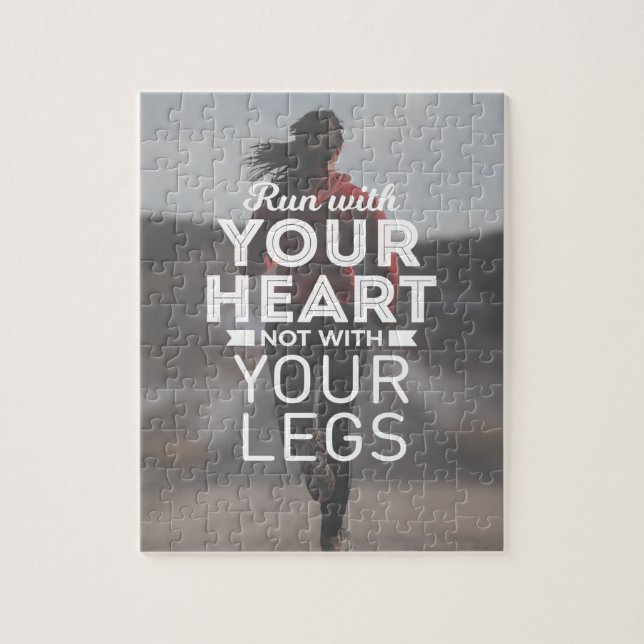 Run With Your Heart Jigsaw Puzzle (Vertical)