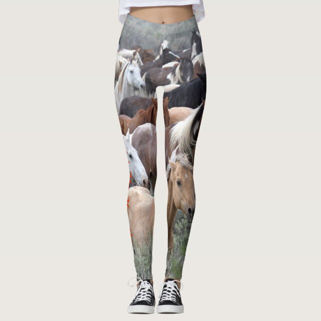 Run with your heart! leggings (Front)