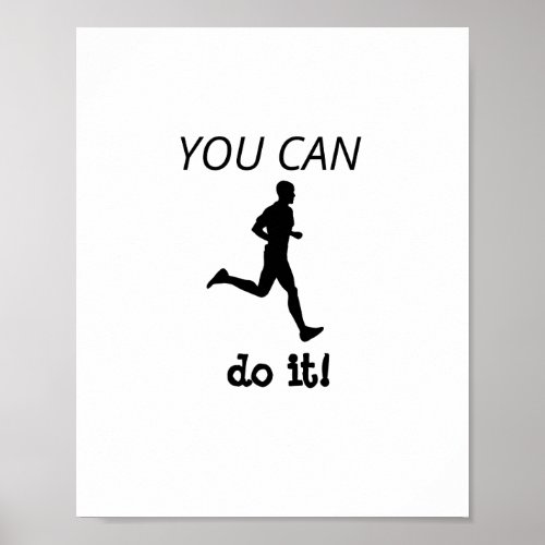 Run you can do it poster