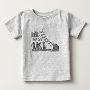 Run your own race Organic Baby Bodysuit