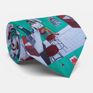 Runaround Sue Painting by Alfred Fox Neck Tie