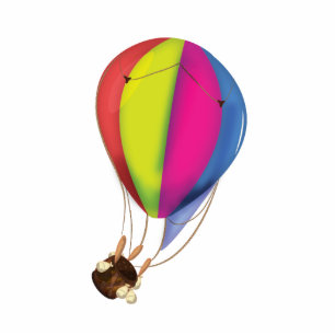 Runaway Cartoon Balloon Cutout
