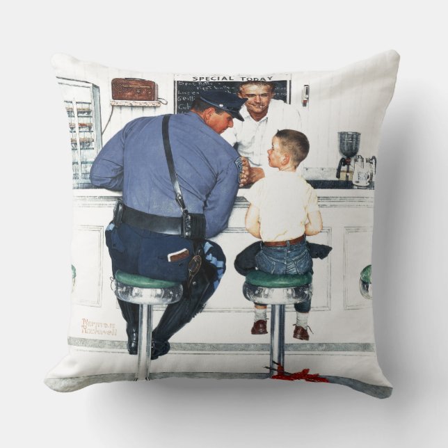 Runaway Throw Pillow (Front)