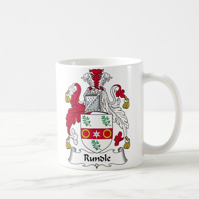 Rundle Family Crest Coffee Mug (Right)