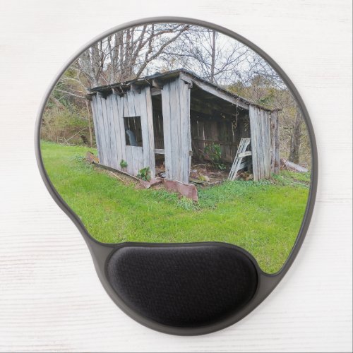 rundown shack Virginia old abandoned shed wooden Gel Mouse Pad