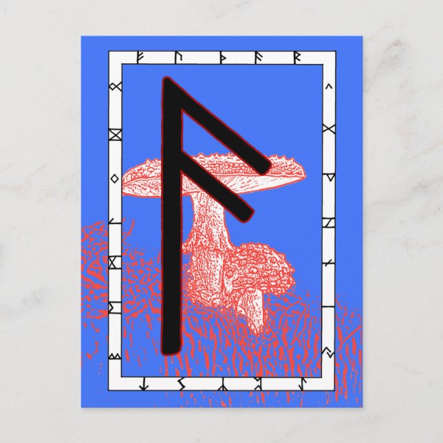 Rune Ansuz - Inspiration Postcard (Front)