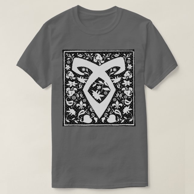 Rune Calligraphy Block Positive T-Shirt (Design Front)