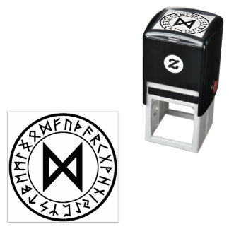 Rune Circle [24. Dagaz] Self-Inking Stamp