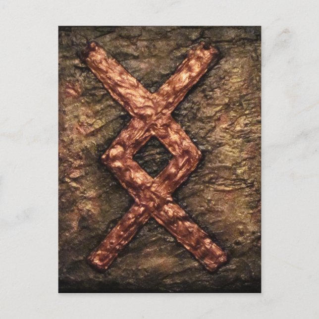 Rune Inguz Postcard (Front)