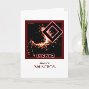 Rune Ingwaz - Pure Potential - Sparks Card