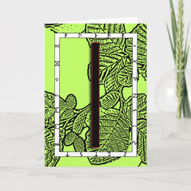 Rune Isa - Stillness  Card (Front)