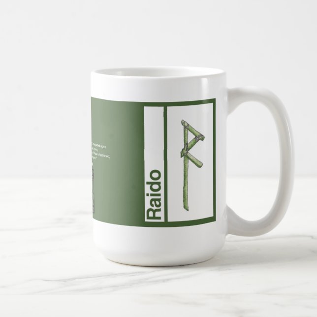 Rune Mug :: Raido (Right)