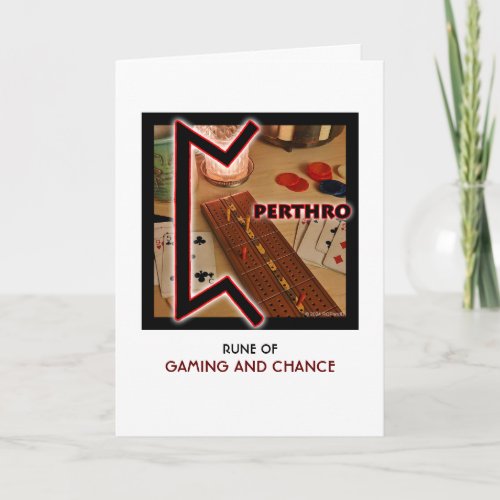 Rune Perthro _ Gaming  Chance _ Gambler Card
