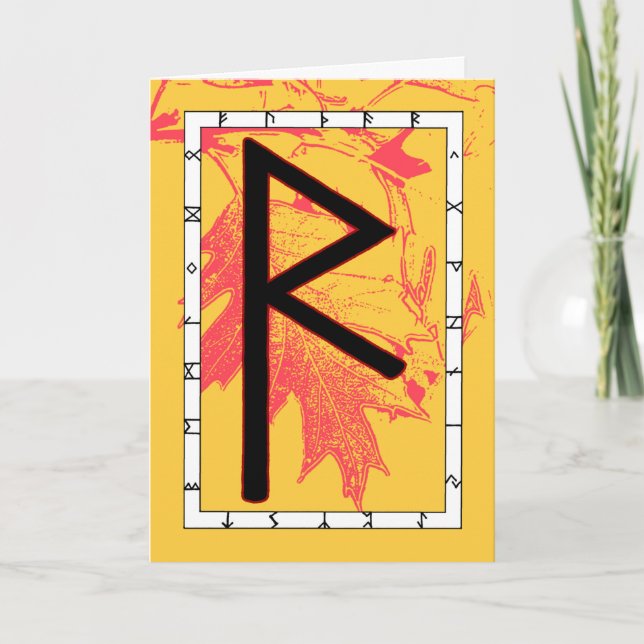 Rune Raidho – Balance  Card (Front)