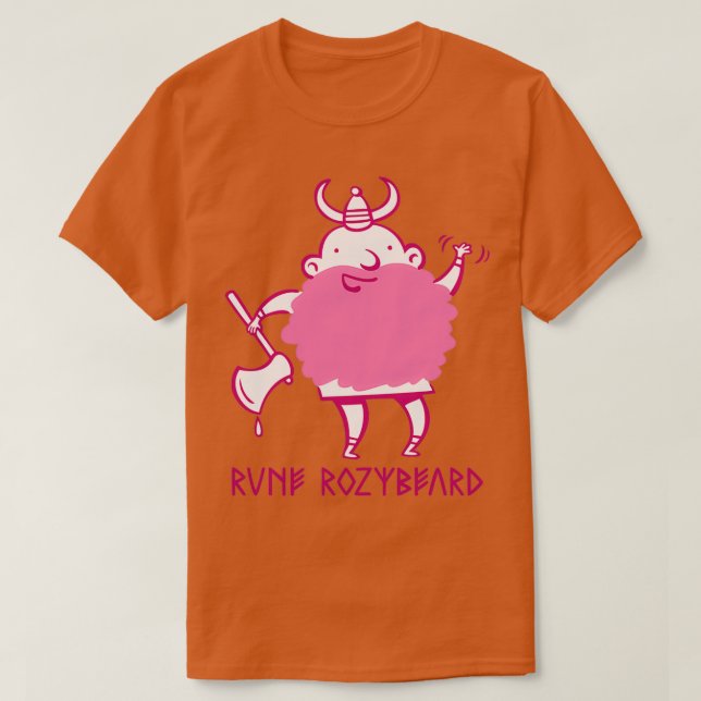 Rune Rozybeard The pink viking 1 T-Shirt (Design Front)