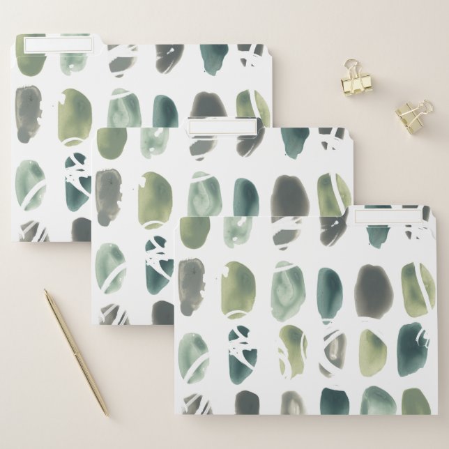 Rune Stone - Green File Folder (Set)