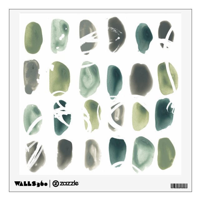 Rune Stone - Green Wall Decal (Front)