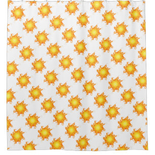 Rune Sun Shower Curtain