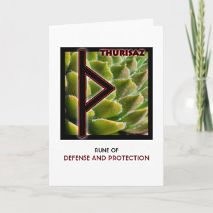 Rune Thurisaz – Defense & Protection Card