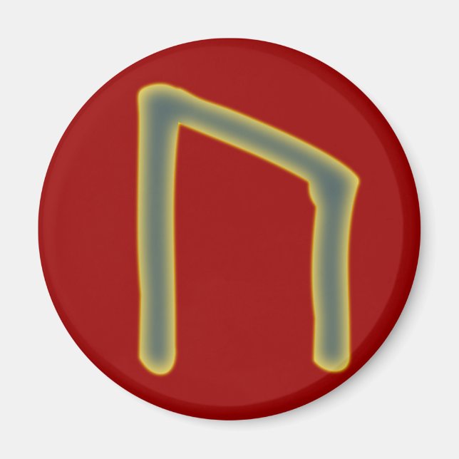 rune Uruz Futhark Magnet (Front)