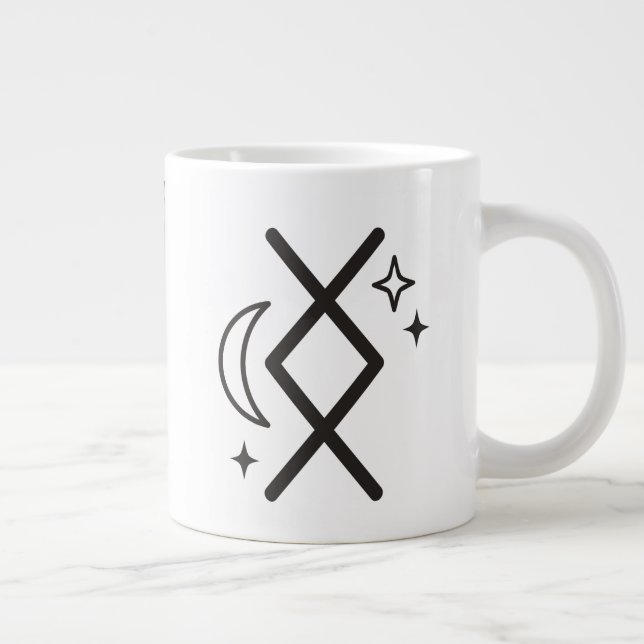*~*RUNE VIKING Nordic AP87  Giant Coffee Mug (Right)