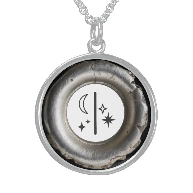 *~*RUNE VIKING Nordic AP87 ISA KE Sterling Silver Necklace (Front)