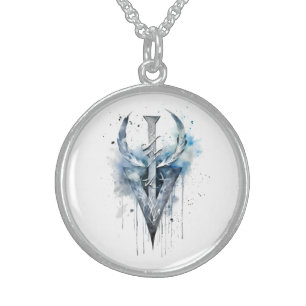 *~*RUNE VIKING Nordic Inspired Ancient AP87  Sterling Silver Necklace