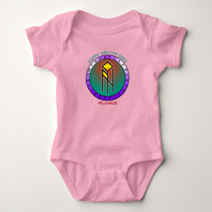 #RuneKids Happy, Healthy Baby  Bodysuit