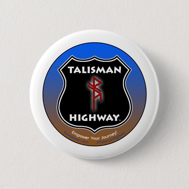 RuneQueen's Talisman Highway Button (Front)