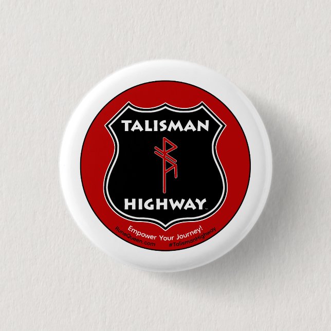 RuneQueen's Talisman Highway Button (Front)