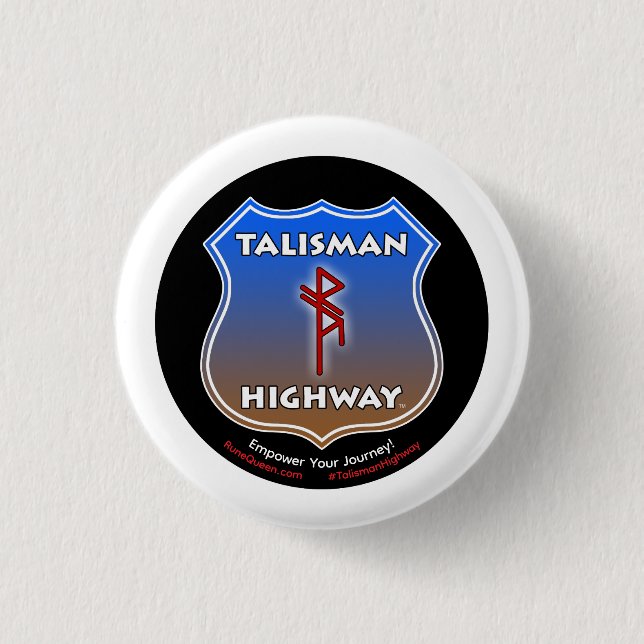 RuneQueen's Talisman Highway Button (Front)