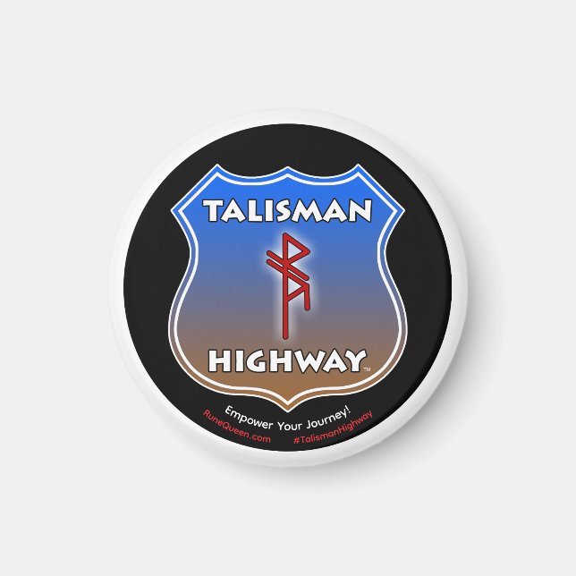 RuneQueen's Talisman Highway Magnet (Front)