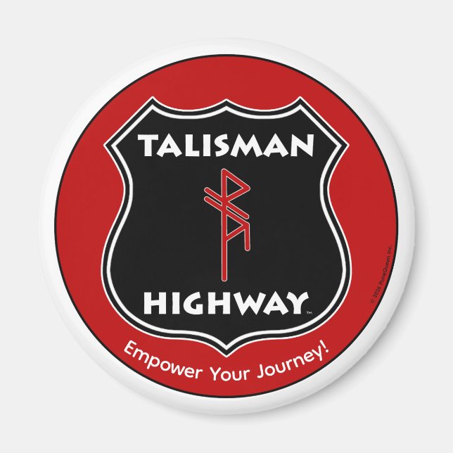 RuneQueen's Talisman Highway Magnet (Front)
