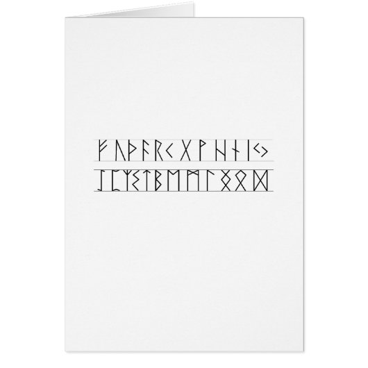 Runes Elder Futhark Cards (Front)