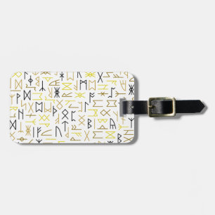 Runes Luggage Tag