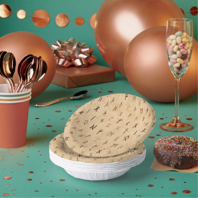 Runes Paper Bowls (Multi)