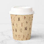 Runes Paper Cups