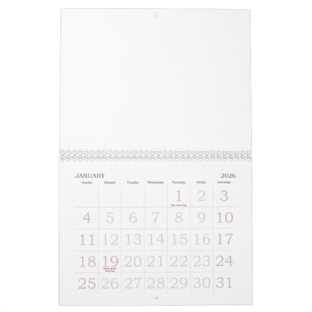 Runes Reflected - Calendar (Jan 2026)