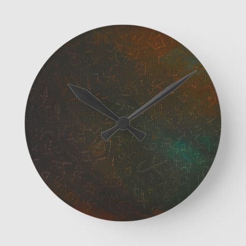 Runes Round Clock