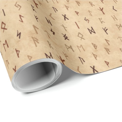 Runes Wrapping Paper