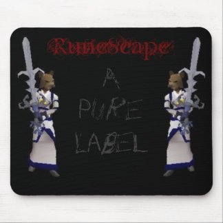 RuneScape - A Pure Label Mouse Pad