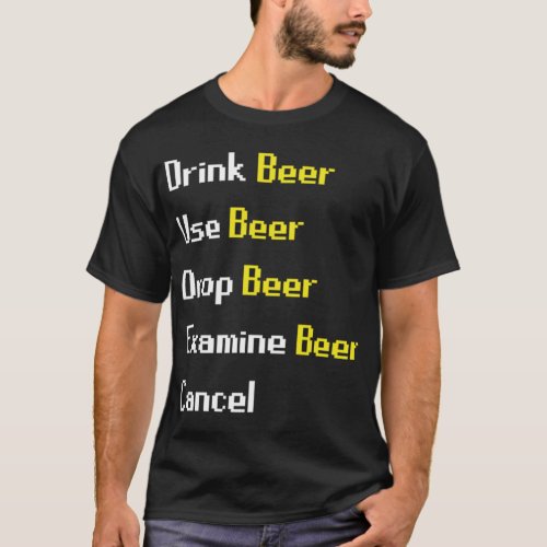 Runescape Beer Interaction   T_Shirt