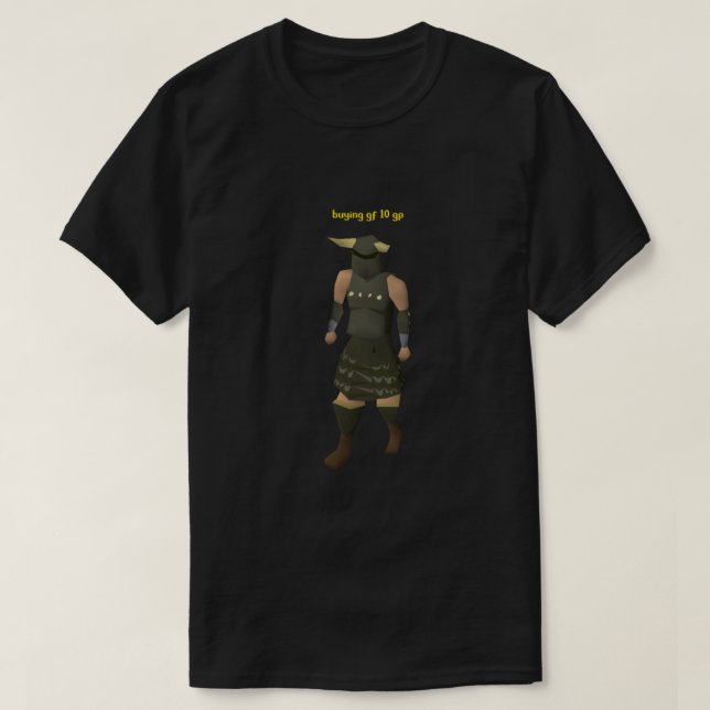 Runescape Buying Gf Classic T-Shirt (Design Front)