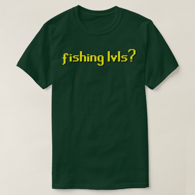 Runescape OSRS fishing lvls T-Shirt (Design Front)