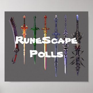 RuneScape Polls sword poster