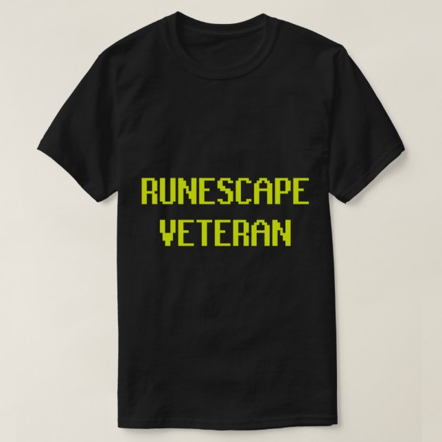Runescape Veteran Player   T-Shirt (Design Front)